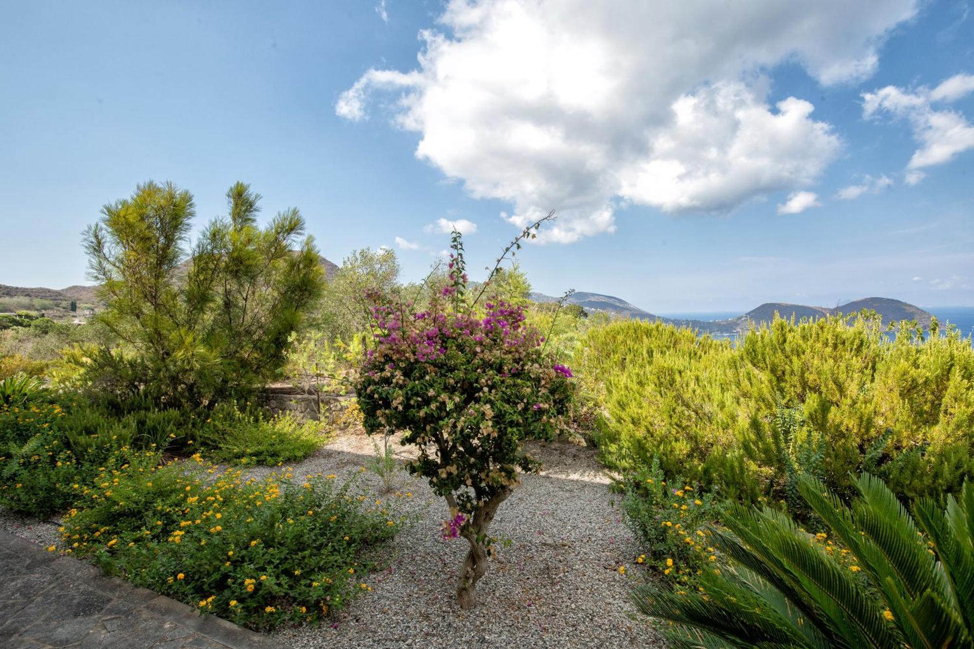 Sealight Villa Lipari - Vista E Piscina Buitenkant foto