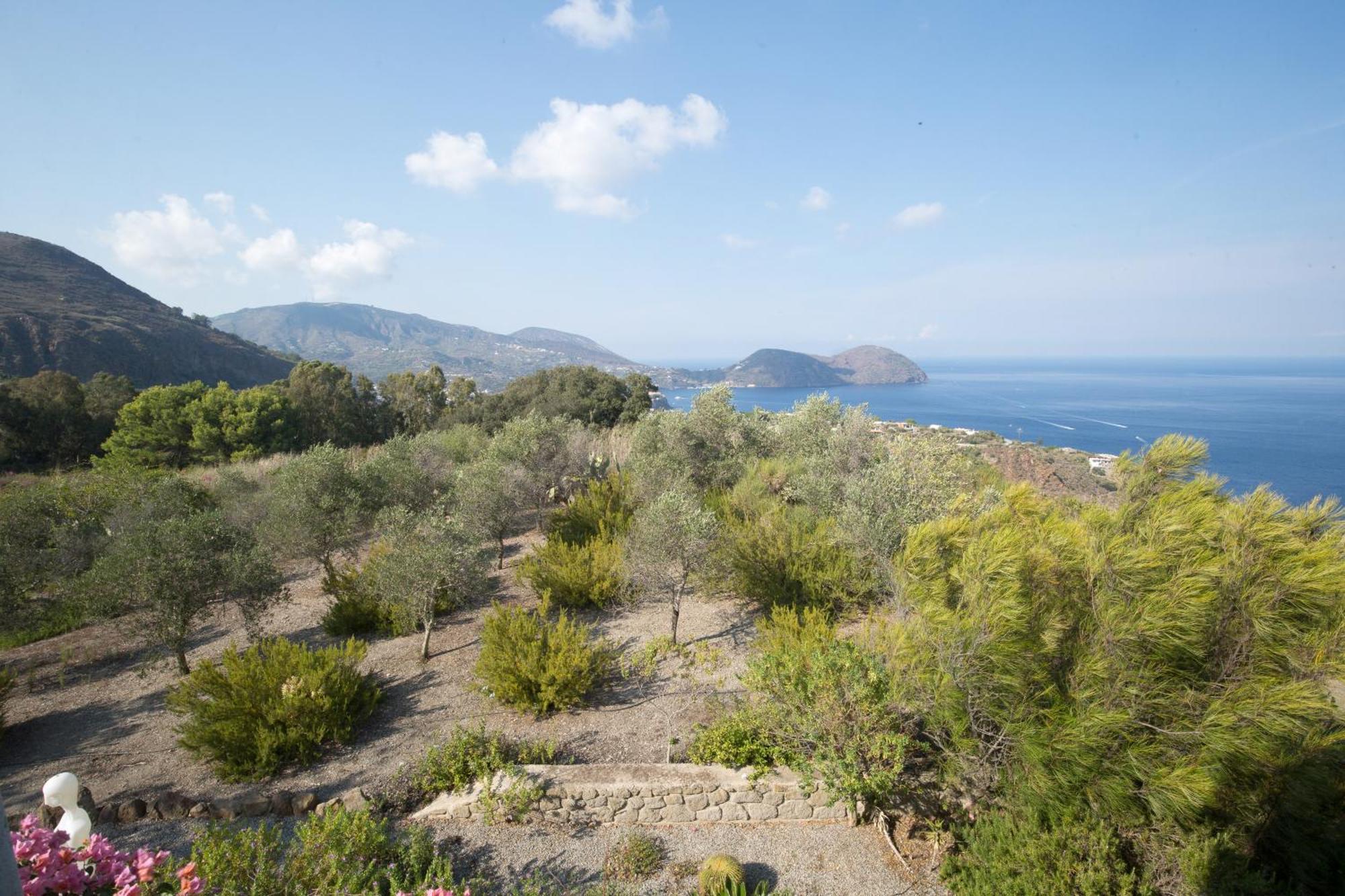 Sealight Villa Lipari - Vista E Piscina Buitenkant foto